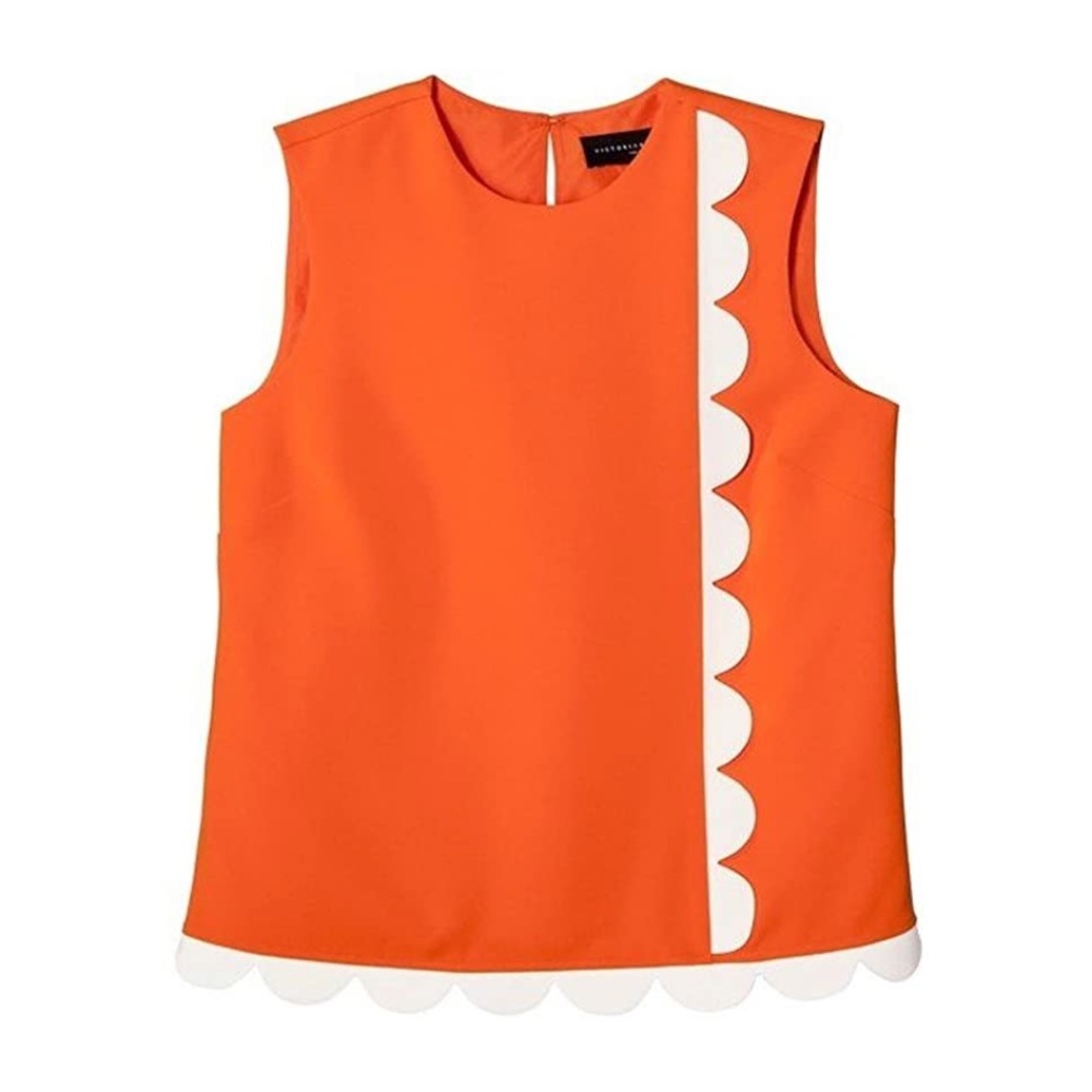 NWOT Victoria Beckham for Target Scallop Top